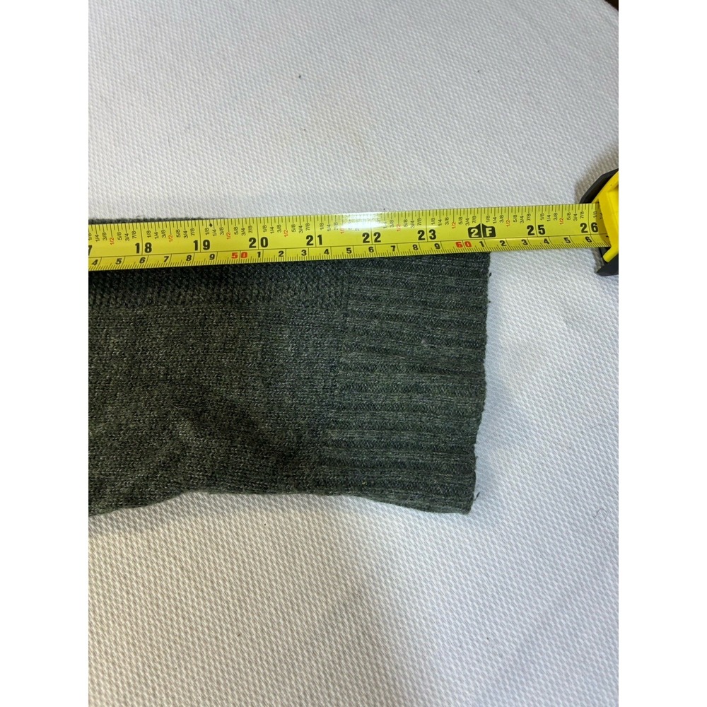 Smartwool Merino Wool Blend Knit Sweater L Olive Green Pullover Mens Heathered - Picture 7 of 7